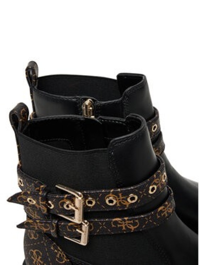 Guess Botki FLTSDR FAL10 Czarny
