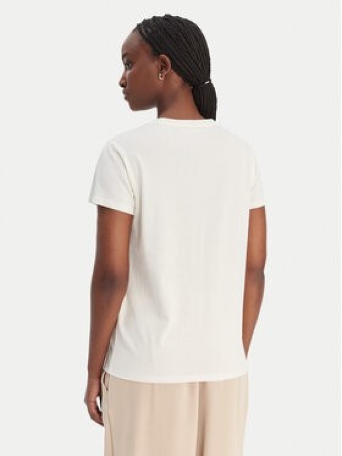 Liu Jo Sport T-Shirt TA6056 JS923 Écru Regular Fit