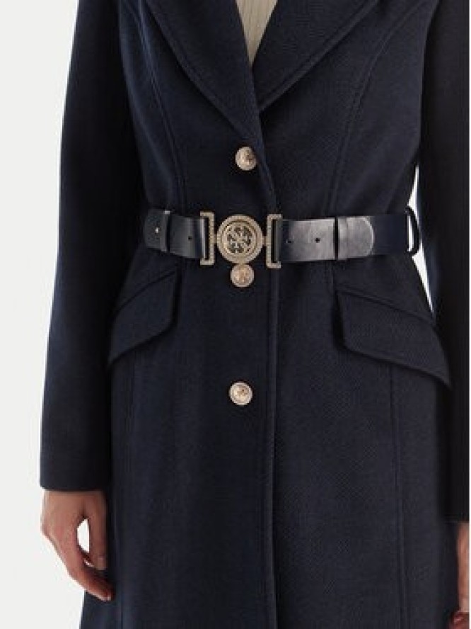 Guess Płaszcz przejściowy W5BL25 W2672 Granatowy Regular Fit