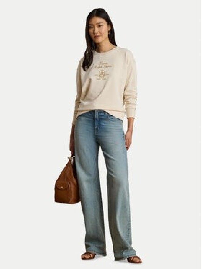 LAUREN RALPH LAUREN Bluza 200P13944002 Kremowy Regular Fit