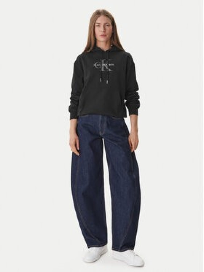 Calvin Klein Bluza LV047E221G Czarny Regular Fit