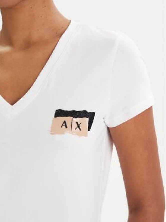 Armani Exchange T-Shirt XW001803 AF16294 U0002 Biały Regular Fit