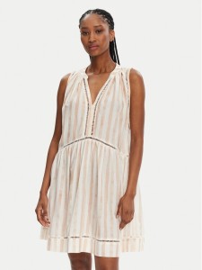 Seafolly Sukienka letnia Ladder 55405-DR Beżowy Relaxed Fit