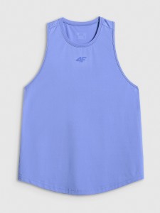 4F Top treningowy szybkoschnący damski - niebieski S