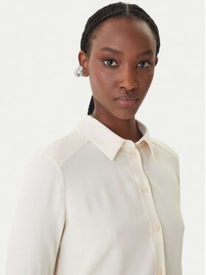 Patrizia Pepe Koszula 8C0872/A8I1-W409 Beżowy Regular Fit
