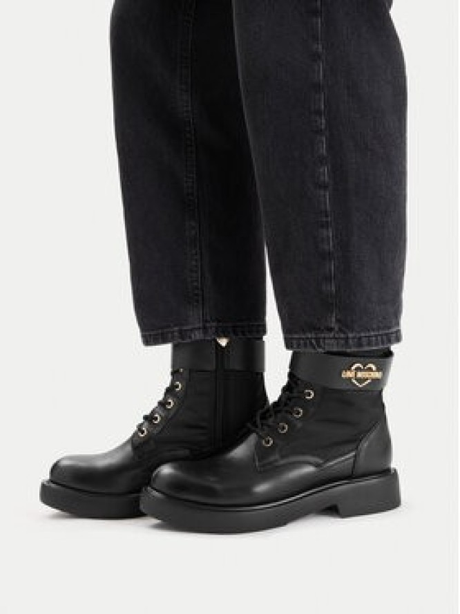 LOVE MOSCHINO Trzewiki JA24024G1NIN100A41 Czarny