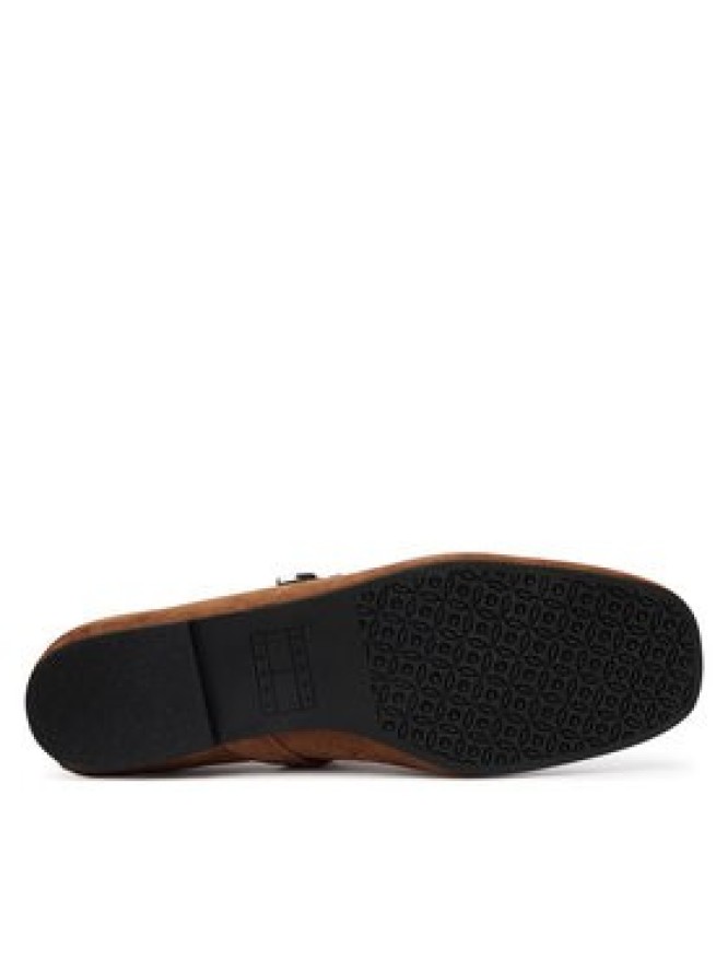 Tommy Jeans Baleriny Tjw Ballerina Suede EN0EN03067 Brązowy