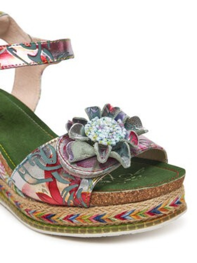 Laura Vita Espadryle Hacdeo 09 Srebrny