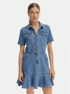 Morgan Sukienka jeansowa 261-RIGHT Niebieski Slim Fit