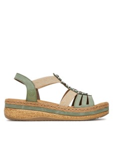 Rieker Sandały V0920-52 Zielony
