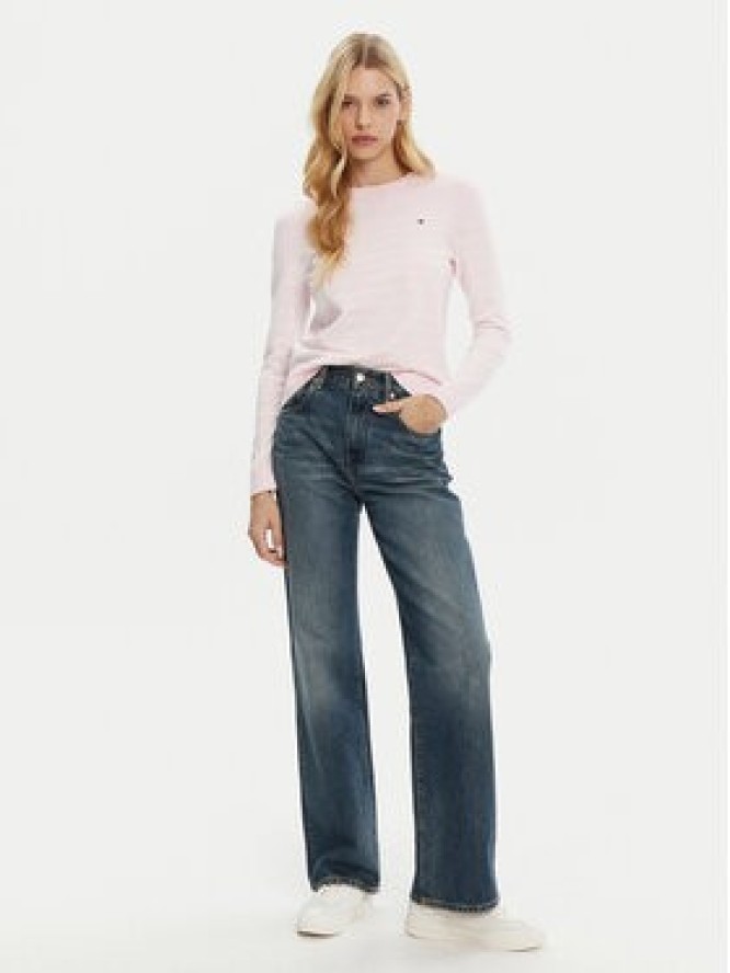 Tommy Hilfiger Sweter WW0WW44984 Różowy Regular Fit