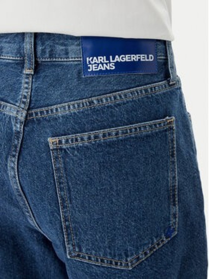 Karl Lagerfeld Jeans Szorty jeansowe B2W10067 Niebieski Straight Fit
