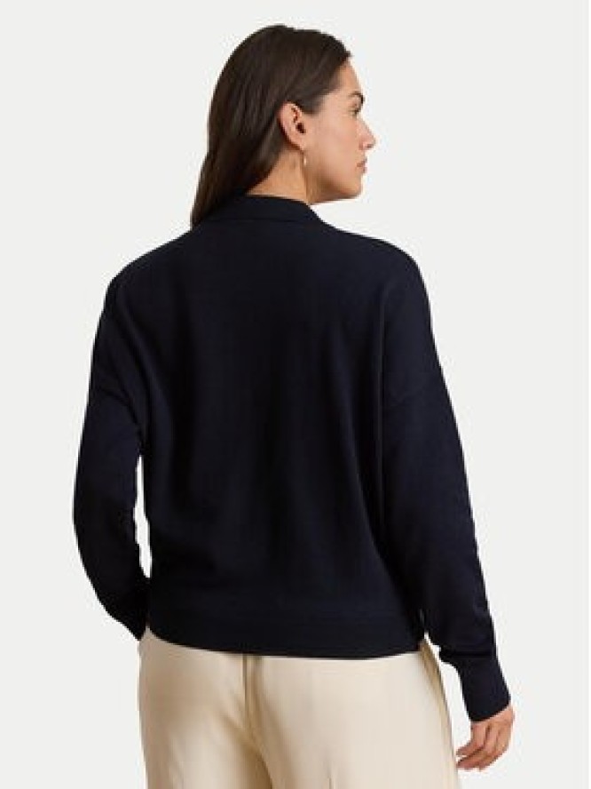 LAUREN RALPH LAUREN Sweter 200P14056003 Granatowy Regular Fit