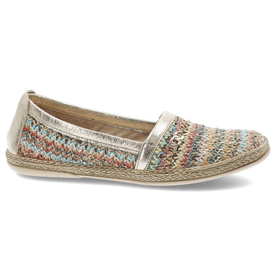 Kolorowe Espadryle Armodo Eleganckie Wsuwane Obuwie Damskie