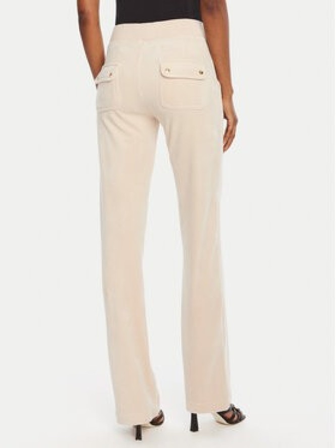 Juicy Couture Spodnie dresowe Del Ray JCAP180G Beżowy Regular Fit
