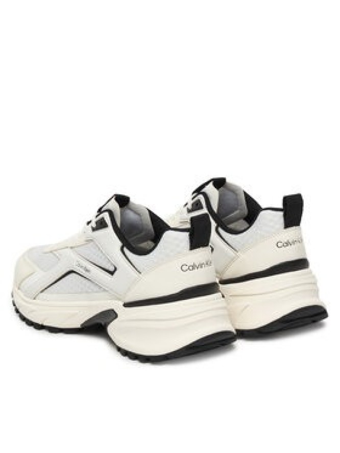 Calvin Klein Sneakersy Hike Run Ckstripe Mesh HW0HW03002 Biały