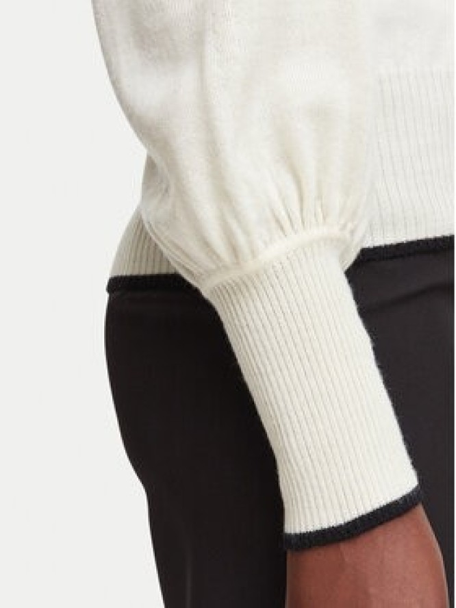 Luisa Spagnoli Sweter Maggiolone 100461 Kremowy Regular Fit