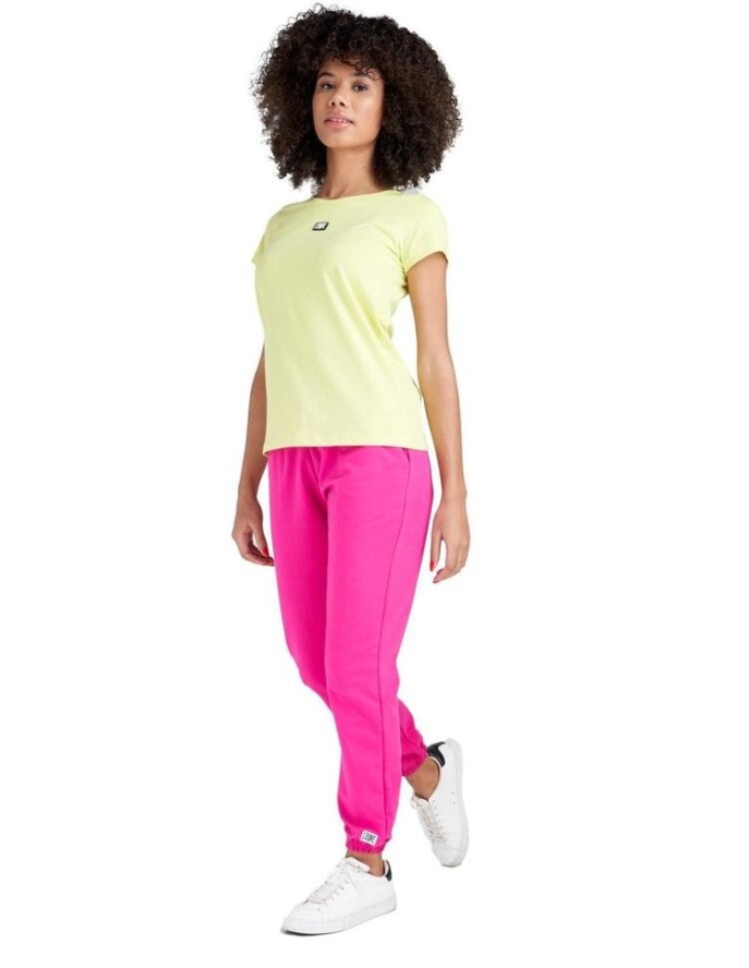 Neonowa koszulka damska z krótkim rękawem