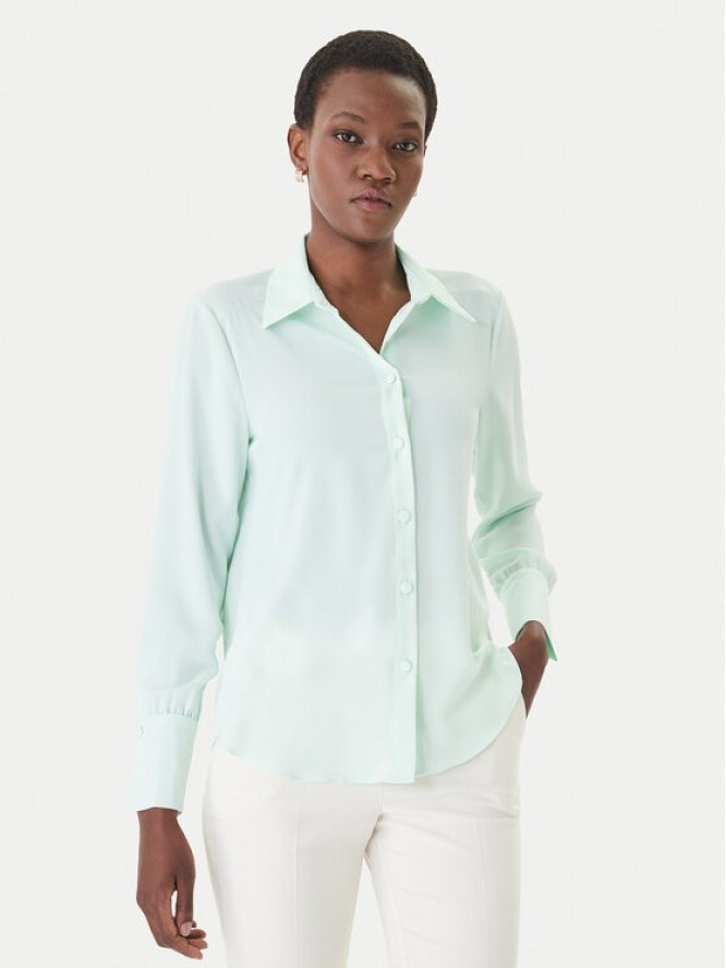 Rinascimento Koszula CFC0127447003 Zielony Regular Fit