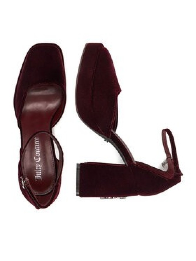 Juicy Couture Czółenka EO-W2SH59501A Bordowy