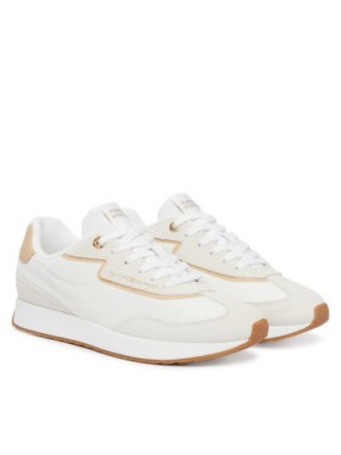 Tommy Hilfiger Sneakersy Th Retro Runner Mix FW0FW09410 Biały