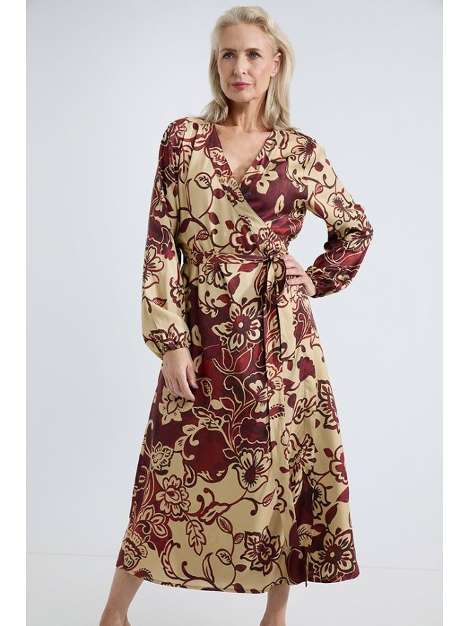 Josephine & Co Sukienka "Alise" w kolorze czerwono-żółtym rozmiar: 44
