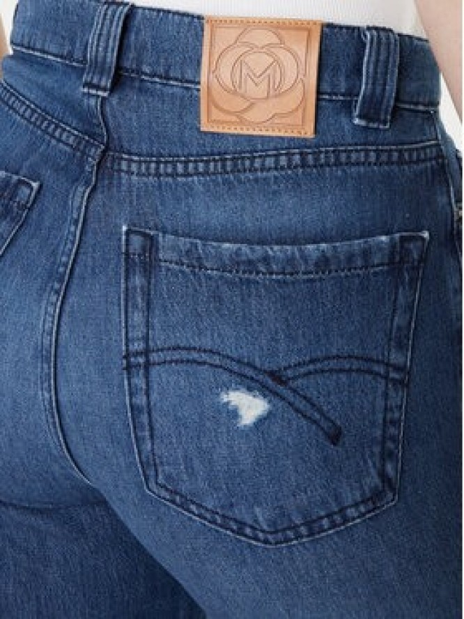 Marella Jeansy 2613181014 Niebieski Wide Leg