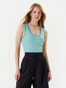 United Colors Of Benetton Top 30YSDH010 Zielony Regular Fit