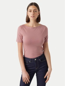 Vero Moda T-Shirt Panda 10231753 Różowy Regular Fit