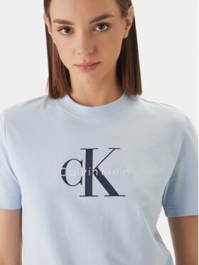 Calvin Klein Jeans T-Shirt LV047B865G Niebieski Regular Fit