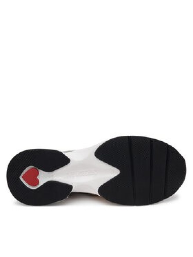 LOVE MOSCHINO Sneakersy JA15296G1MIQG90A Srebrny