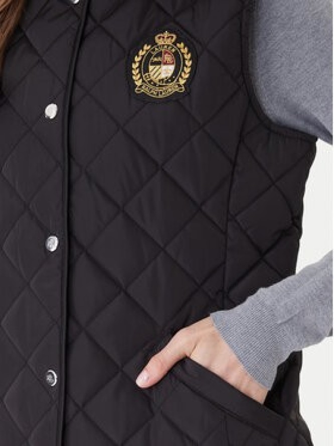 LAUREN RALPH LAUREN Bezrękawnik 297951276005 Czarny Straight Fit