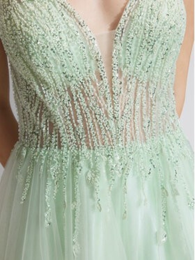 Hey Kyla Sukienka wieczorowa 5AG005HK Zielony Regular Fit