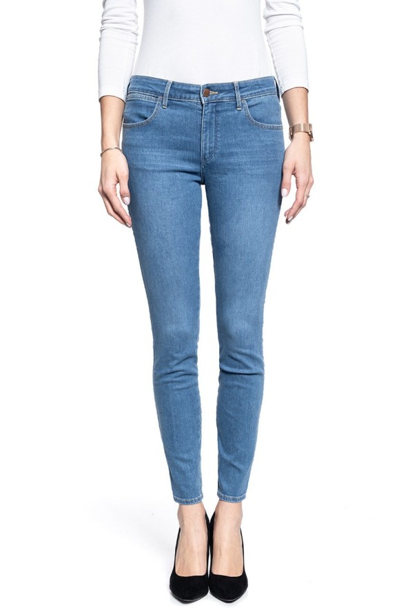 SPODNIE DMASKIE WRANGLER SKINNY LIGHT MY FIRE W28KJM78G 112128284