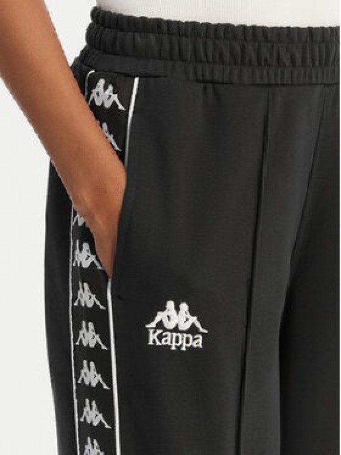 Kappa Spodnie dresowe Banda Malorie 37256WW Czarny Regular Fit