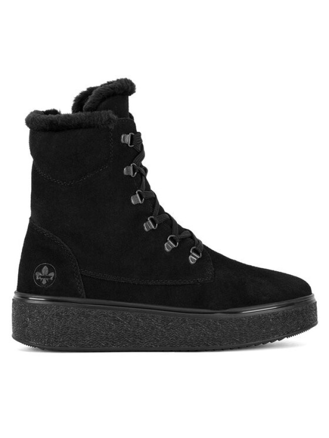 Rieker Trzewiki 78800-00 Czarny