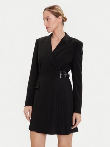 KARL LAGERFELD Sukienka koktajlowa A4W13023 Czarny Slim Fit