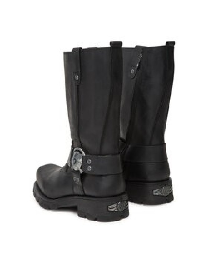 NEW ROCK Kozaki M-7610-S1 Czarny