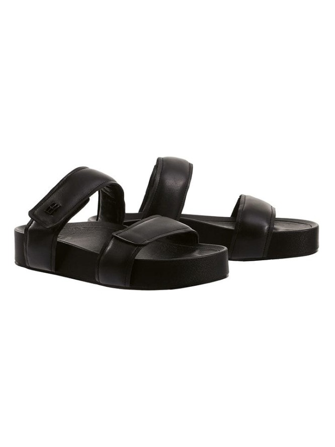 Högl Skórzane klapki "Patty" w kolorze czarnym rozmiar: 41