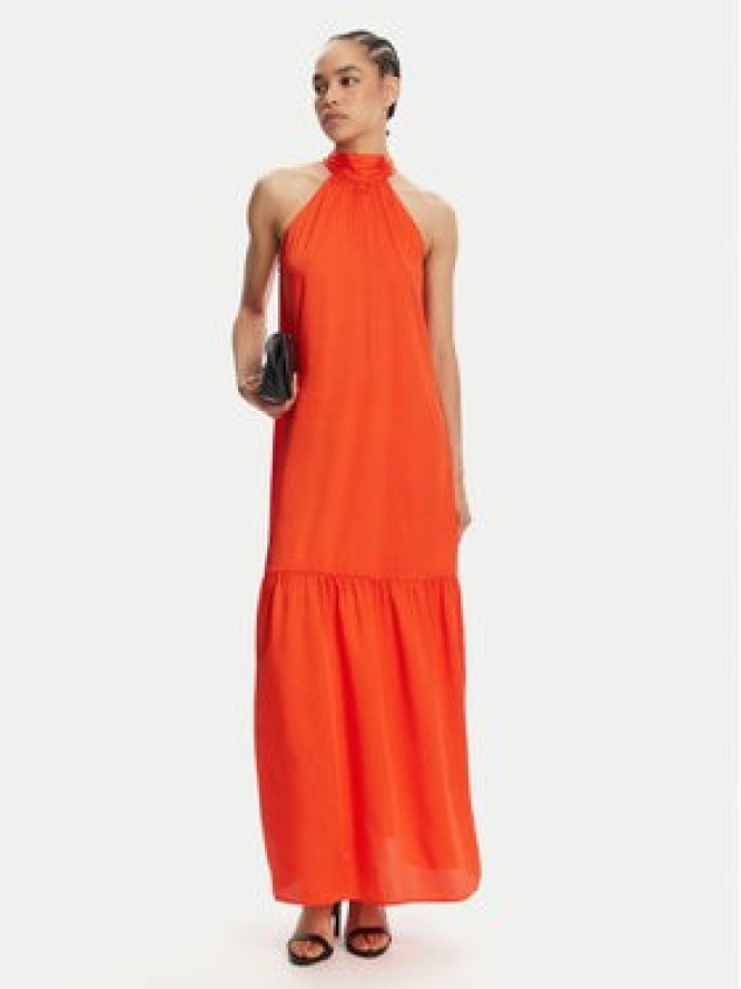 Liu Jo Sukienka wieczorowa WA5393 T5973 Pomarańczowy Regular Fit