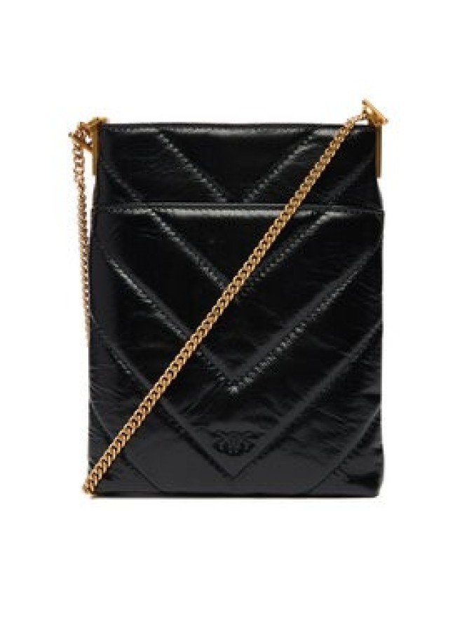 PINKO Torebka Flat Satchel AI 25-26 PCPL 105352 A2W2 Czarny