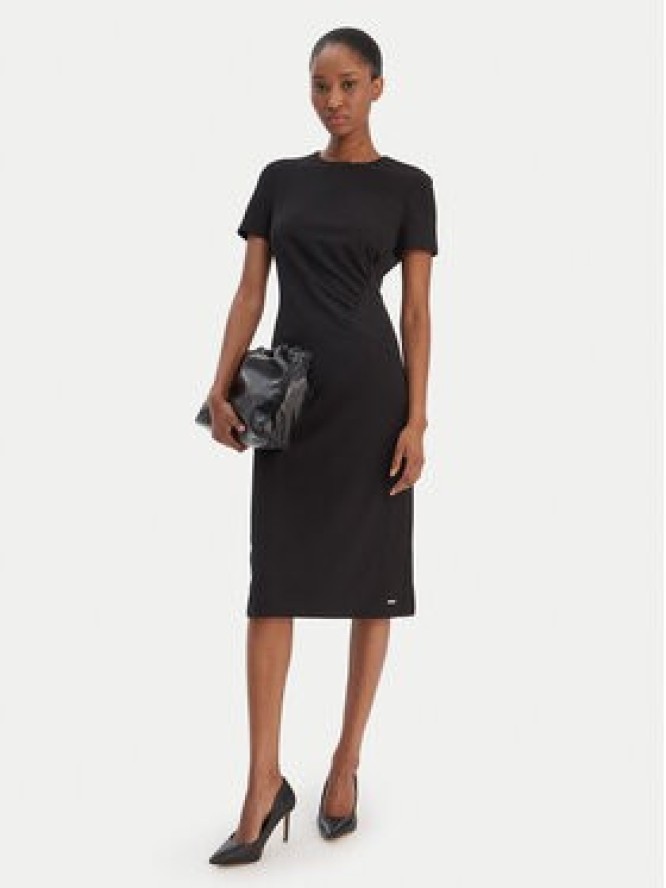 Calvin Klein Sukienka koktajlowa LV044E048G Czarny Slim Fit