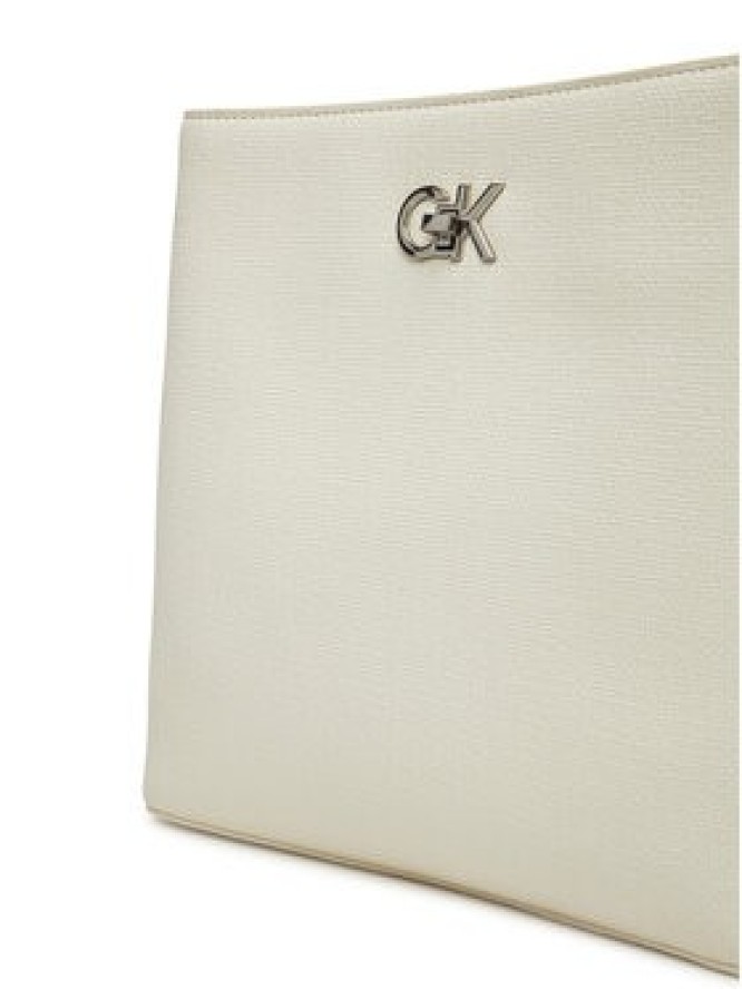 Calvin Klein Torebka Ck Bucket Bag_Tex K60K613179 Biały