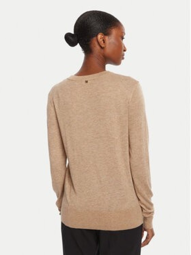 Lola Casademunt by Maite Sweter MF2511012 Beżowy Regular Fit