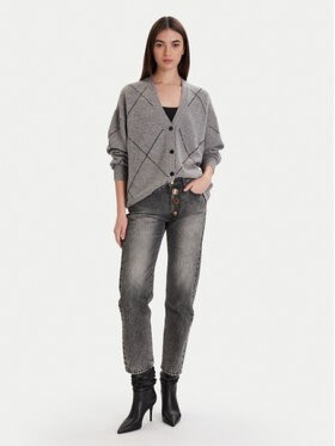 ViCOLO Kardigan 77070F Szary Regular Fit