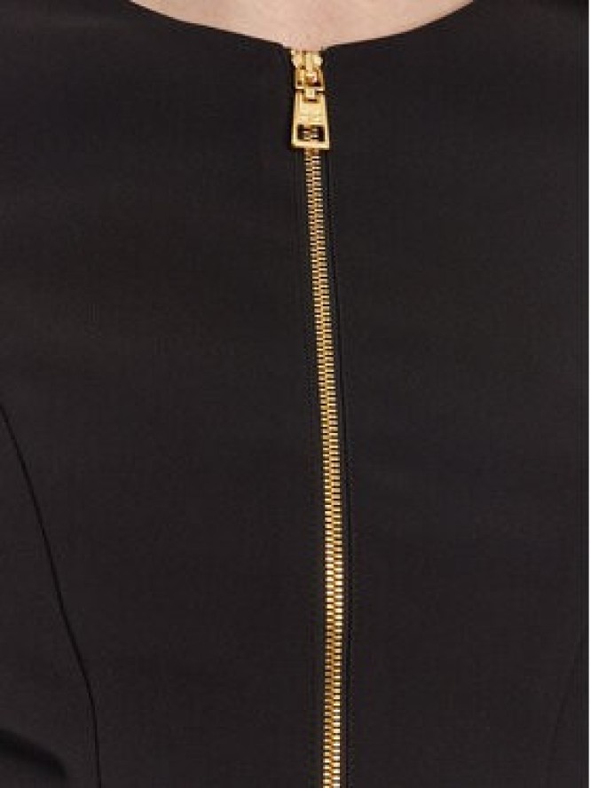 Elisabetta Franchi Marynarka GI-135-51E2 Czarny Regular Fit