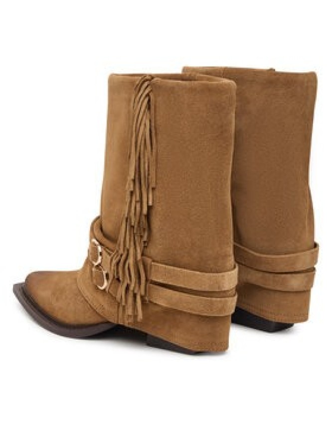 Steve Madden Kowbojki Hadly 11005190 Brązowy ciemny