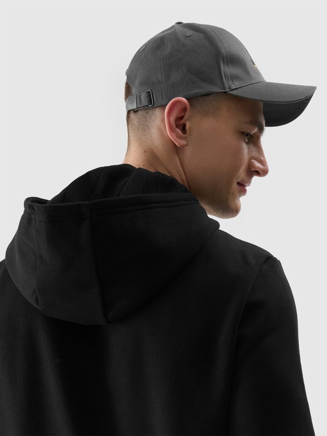 4F Czapka z daszkiem strapback uniseks 4F x Drift Masters - szara L/XL