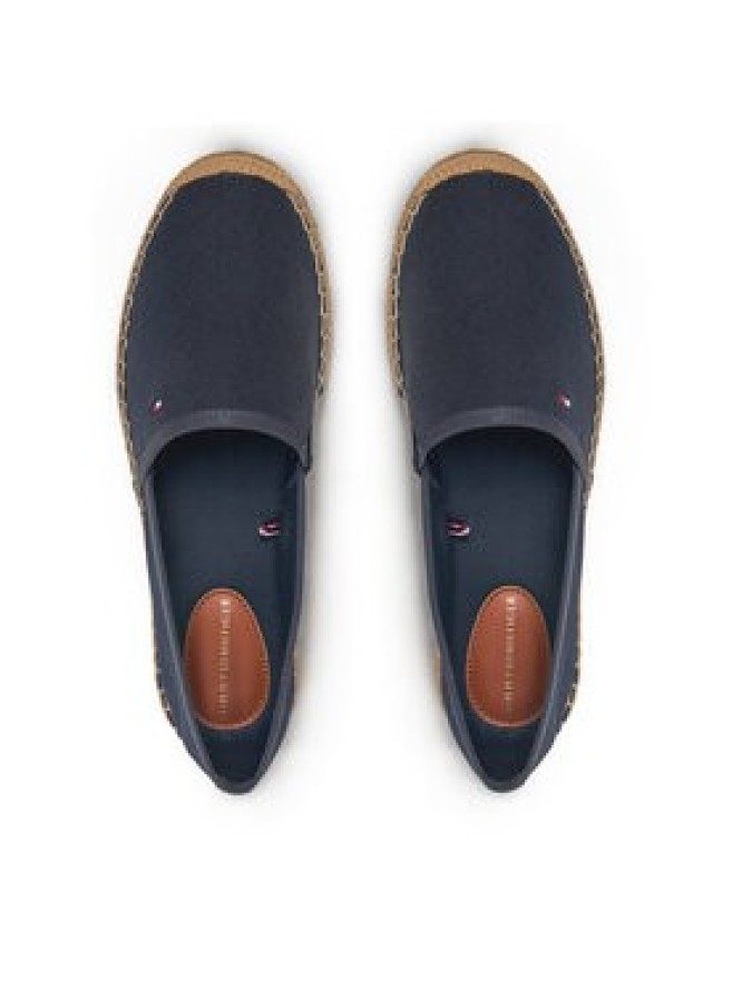 Tommy Hilfiger Espadryle Flag Canvas Espadrille FW0FW08541 Granatowy