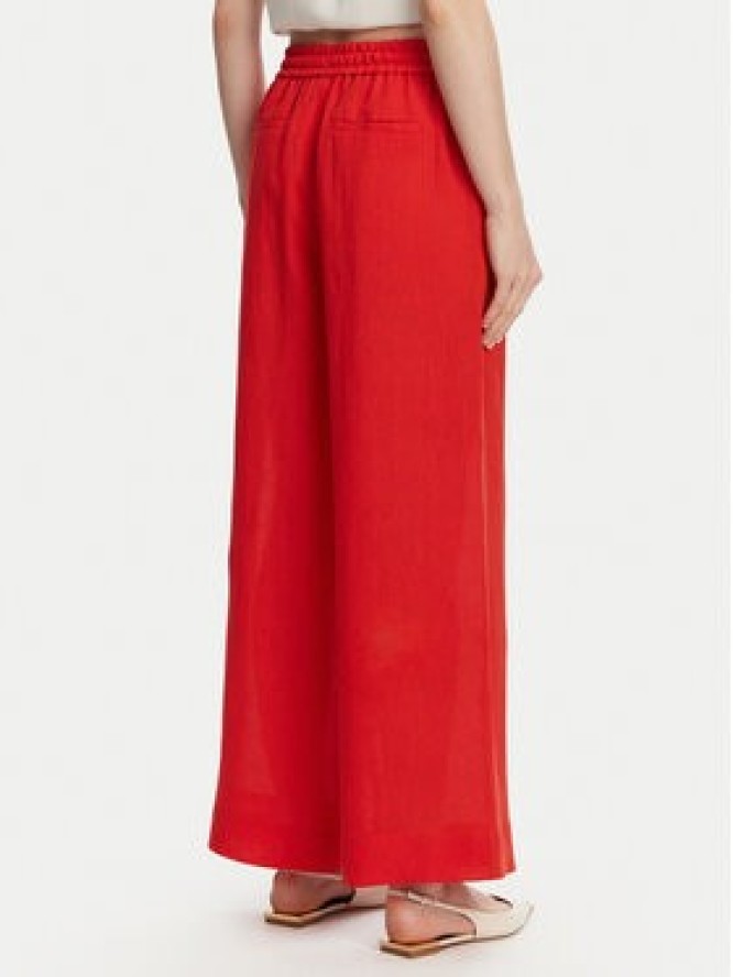 Marella Spodnie materiałowe Mattino 2513131084 Czerwony Wide Leg